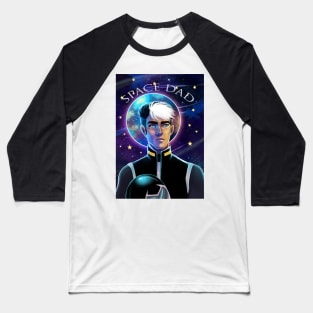 Space Dad Baseball T-Shirt